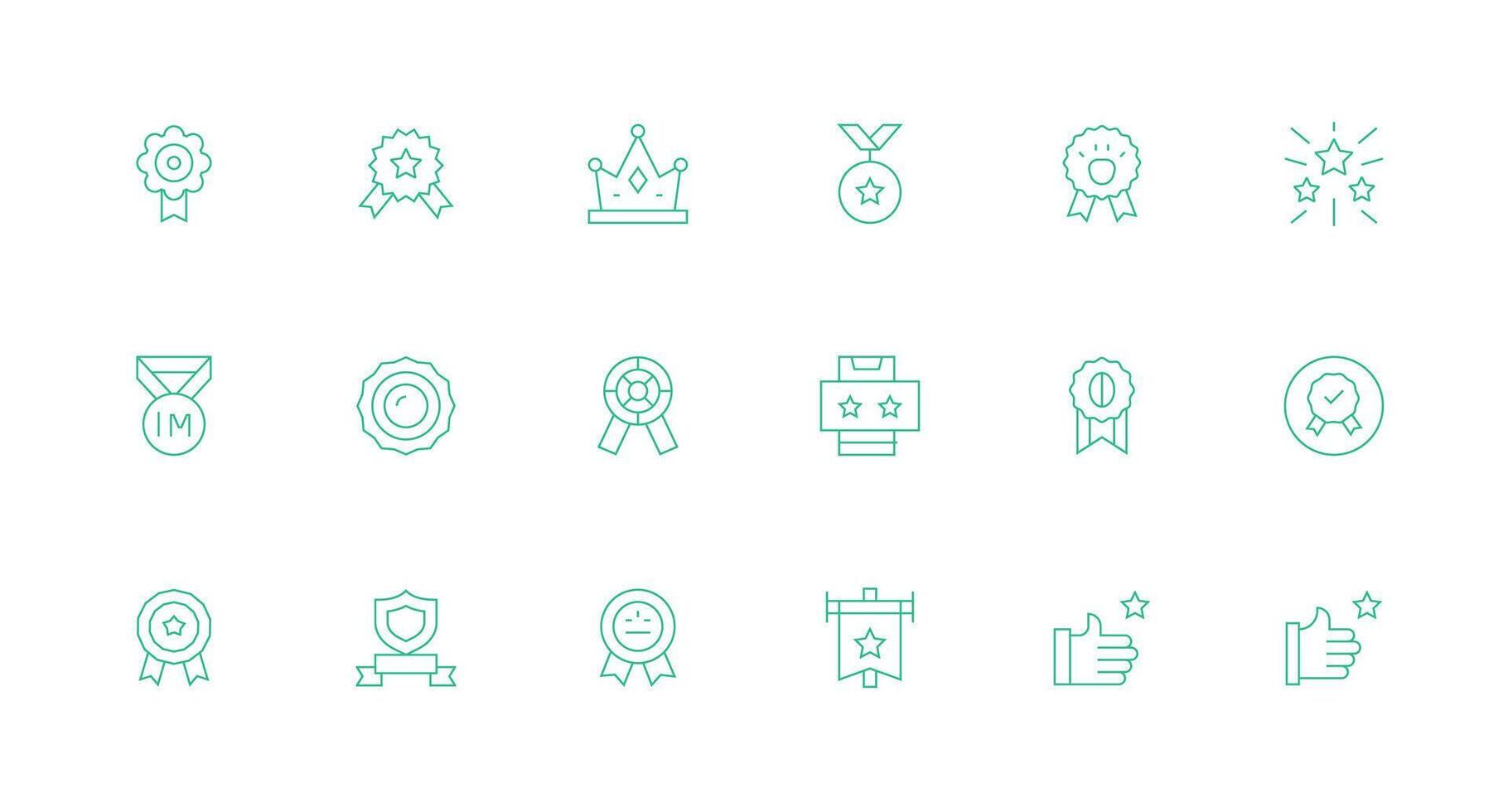 18 Minimal Line Style Icons from Top Quality Collection Customizable Icon Series for Mobile Screens vector