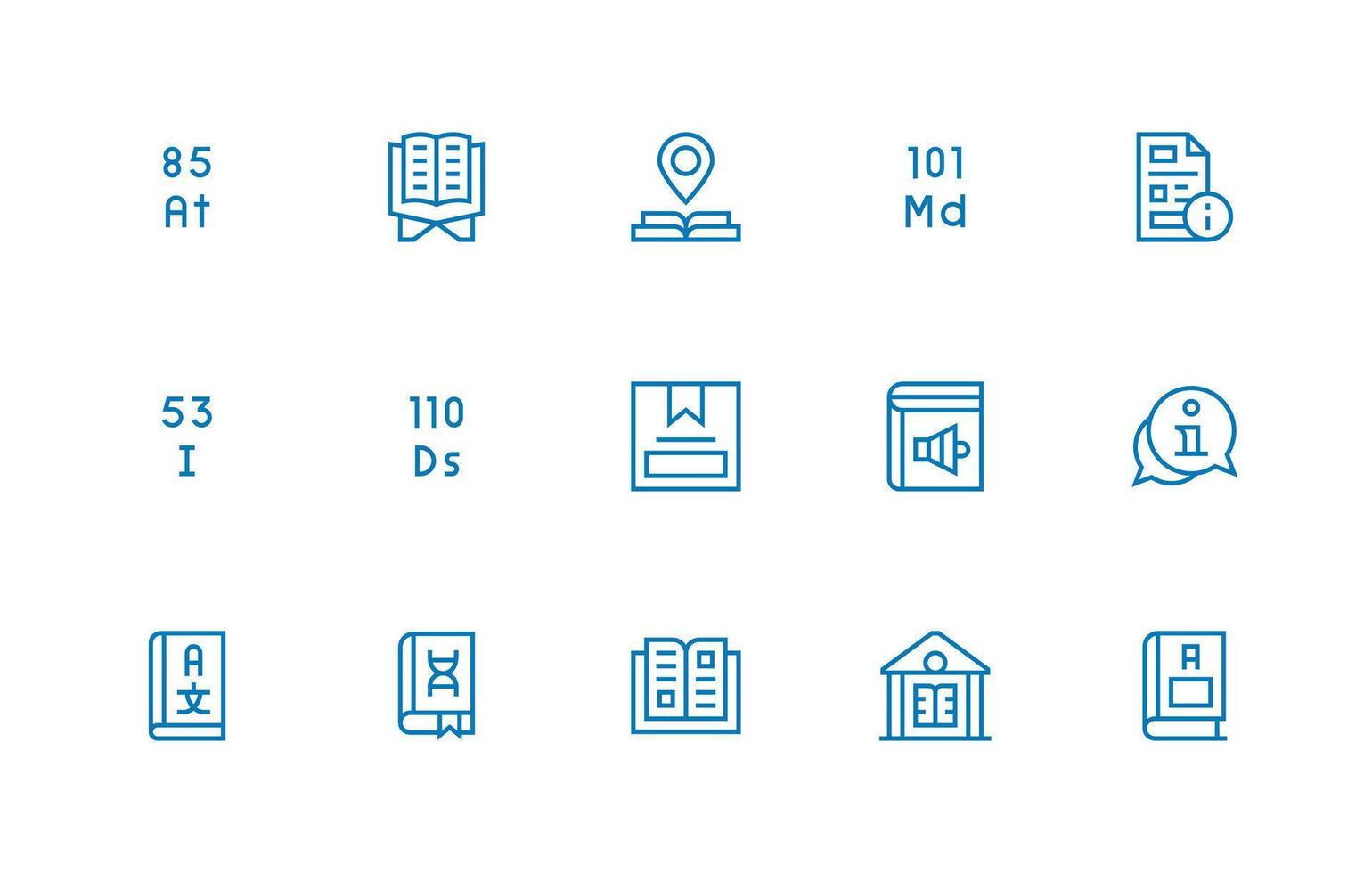 15 Reference Icons in Regular Line Aesthetic Icons Built for Visual Consistency Pack vector
