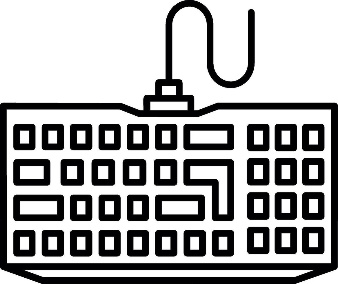 Computer Keyboard Input vector