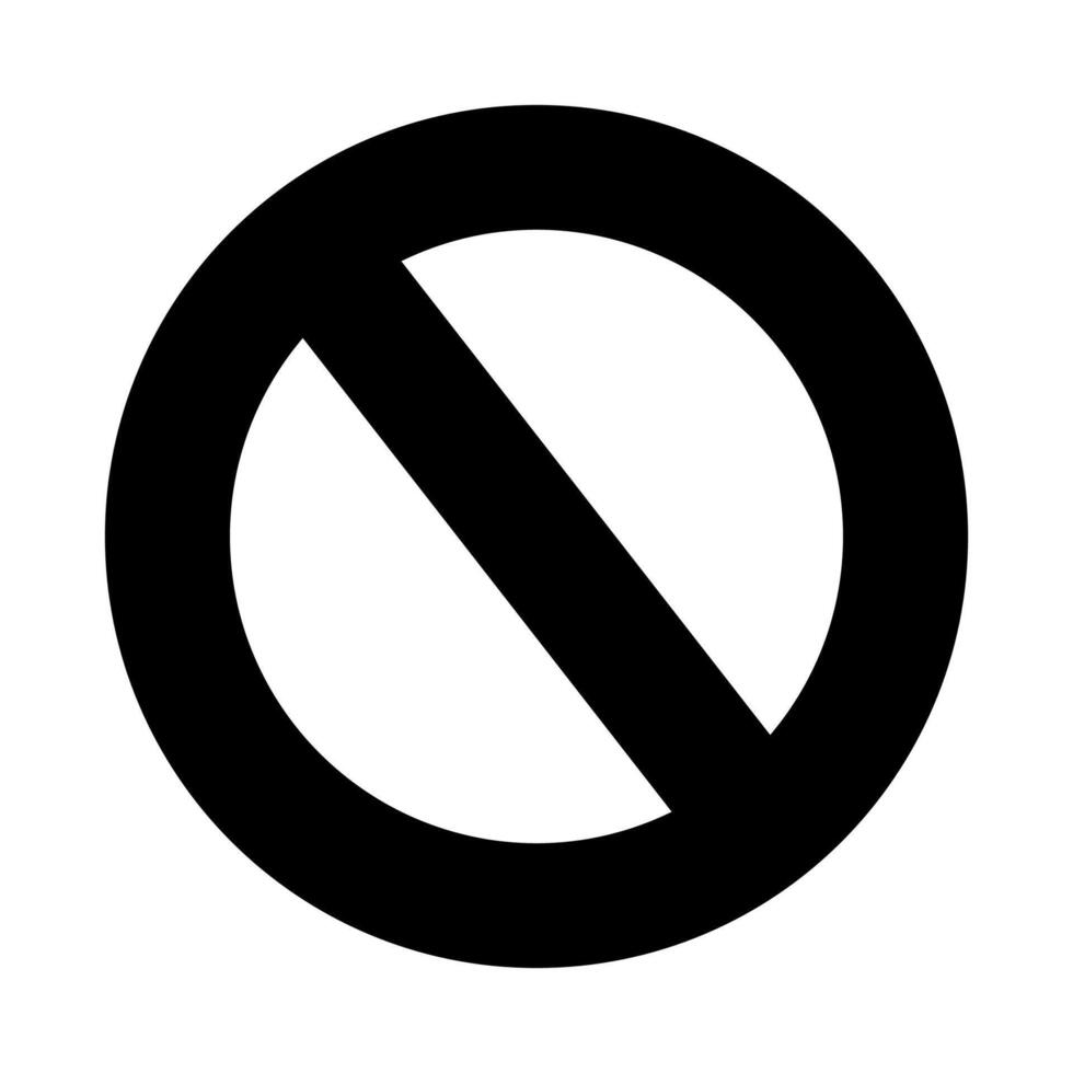 Disable cursor icon for digital interface editable symbols vector