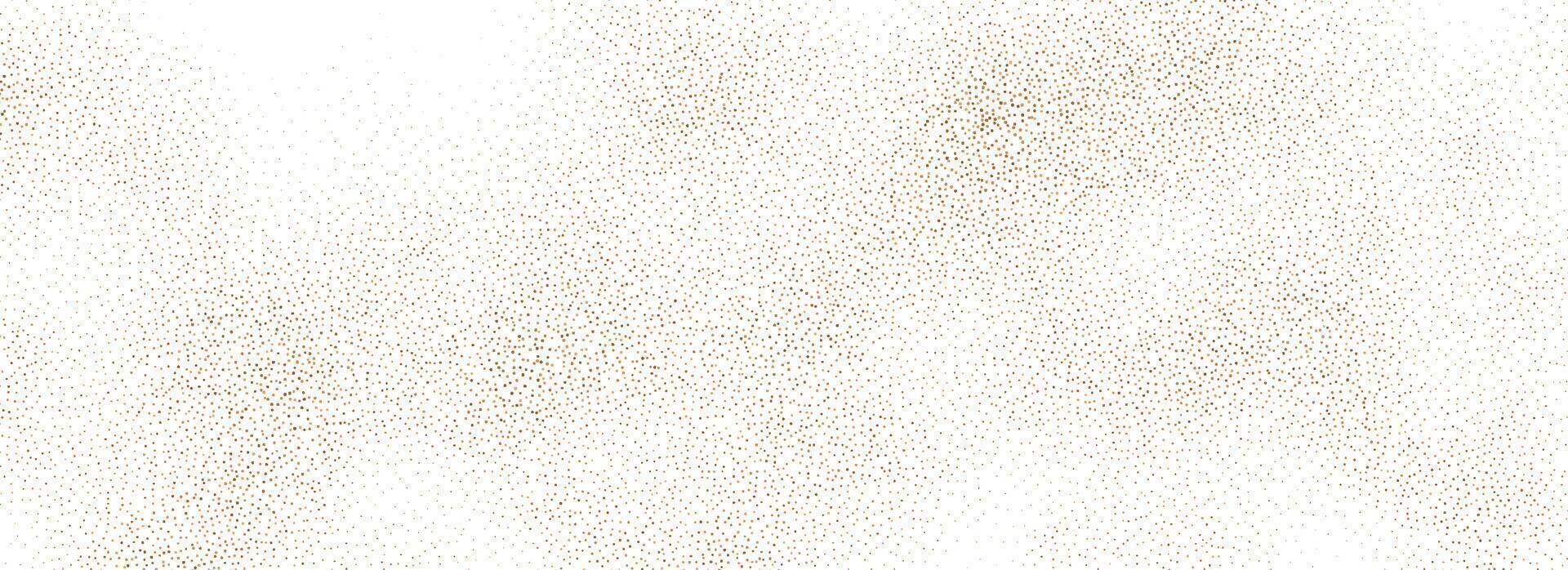 Beige sandy gradient texture. Grainy gritty noise background. Dotted grunge sandy backdrop. Tiny light specks, speckles and dots textured powder effect. Dust particles overlay wallpaper vector