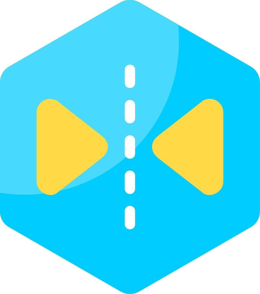 Mirror Minimal Colorful Icon vector