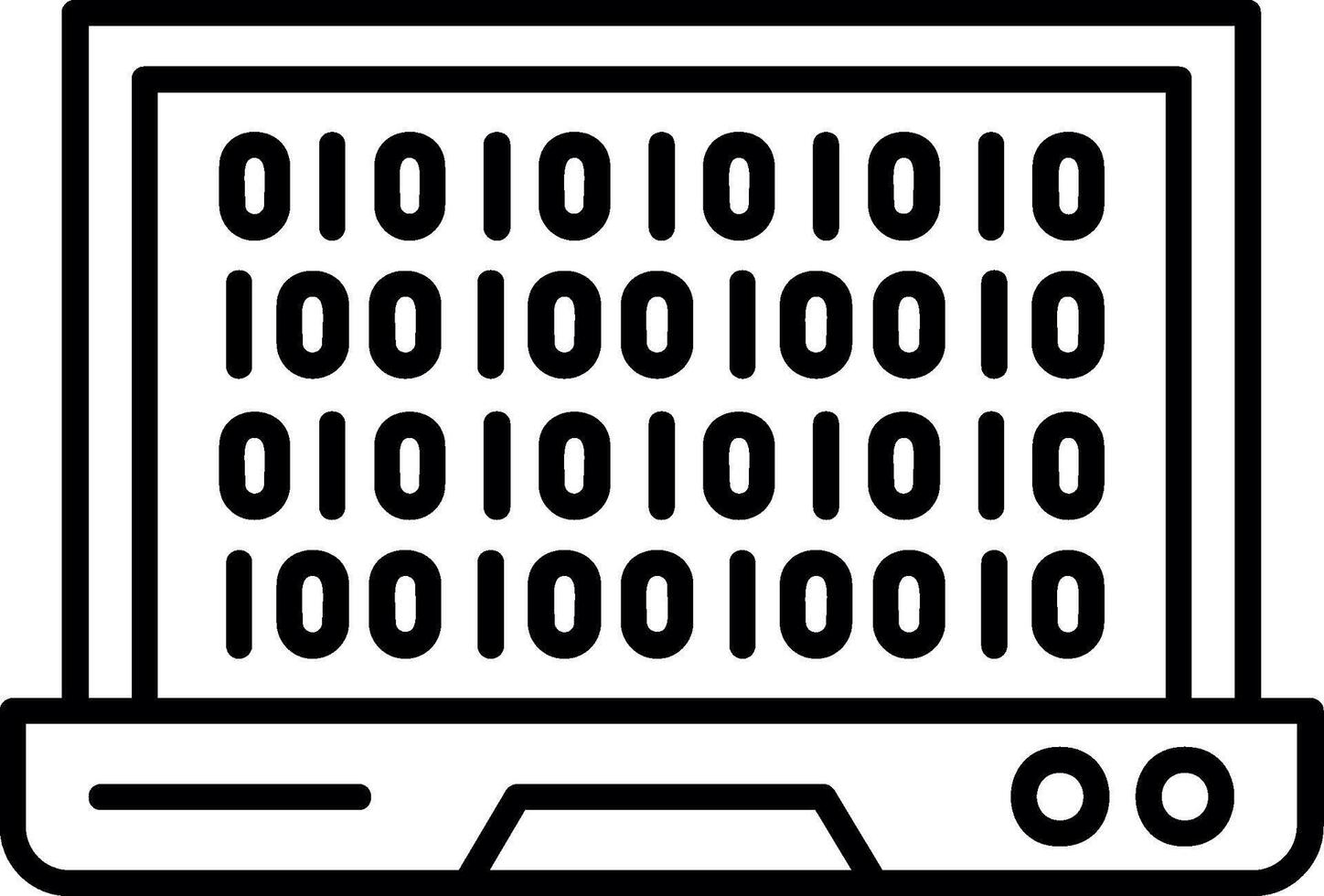 Binary Code Icon vector