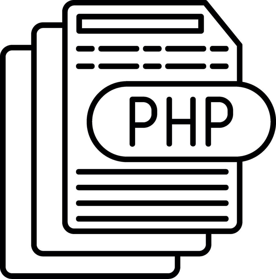 PHP Script File vector