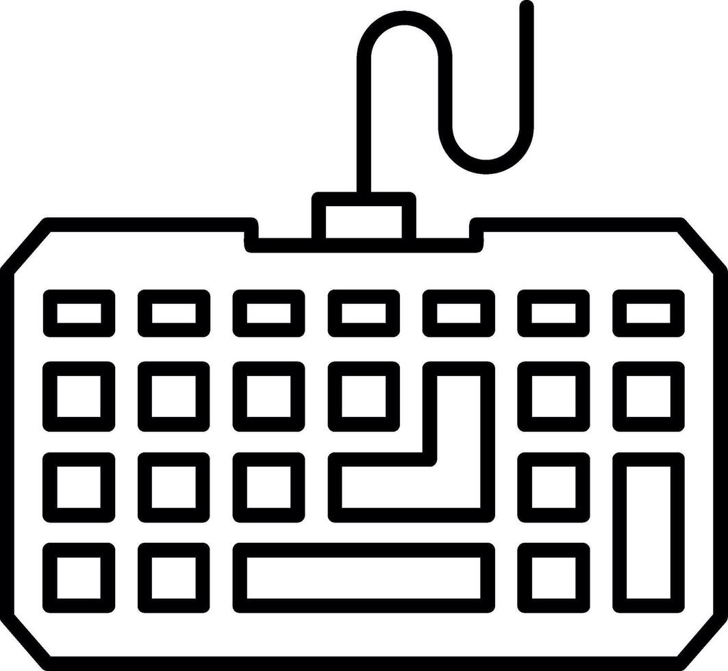 Computer Keyboard Icon vector