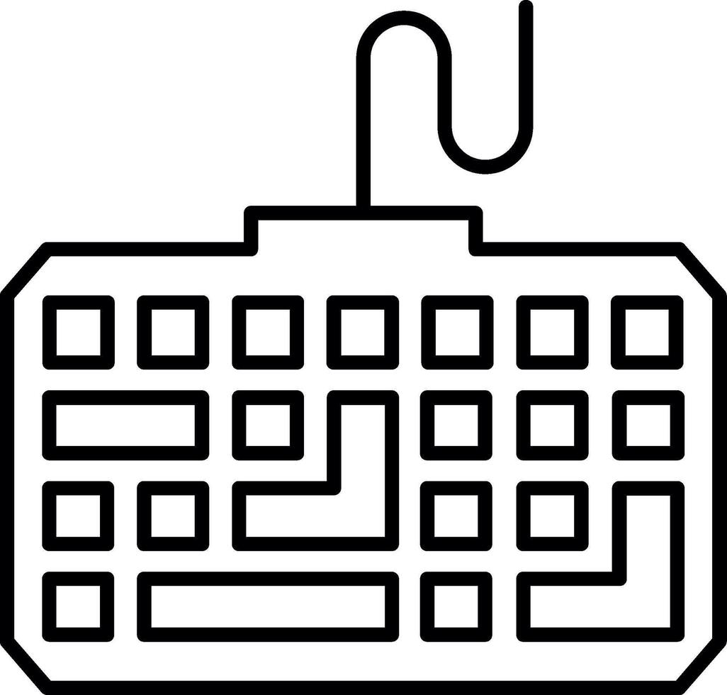 Computer Keyboard Device vector