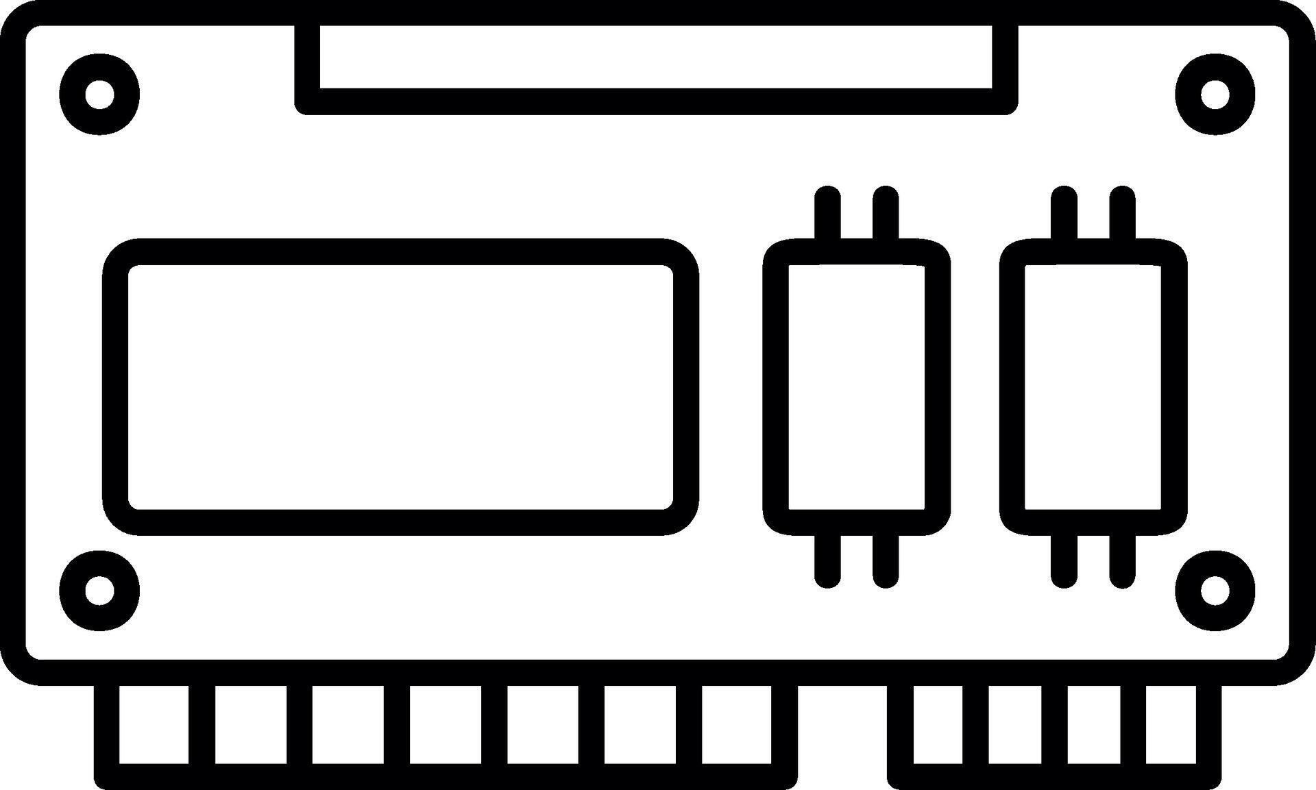 RAM Storage Module 71103607 Vector Art at Vecteezy