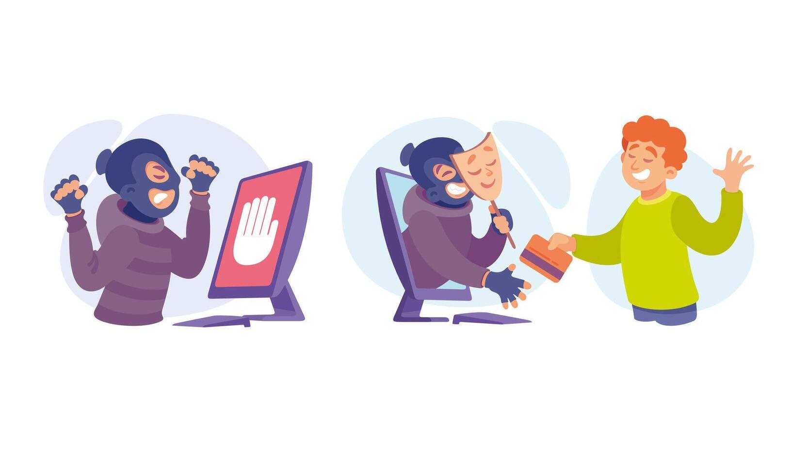 Cybersecurity Awareness A Deep Understanding of the Various Online Threats Existing Today vector