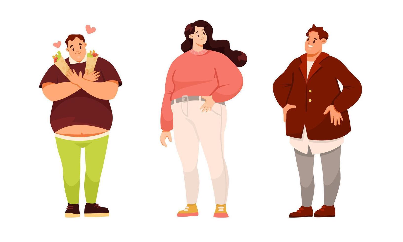 Diverse characters depicted in modern styles showcasing a wide range of emotions creatively vector