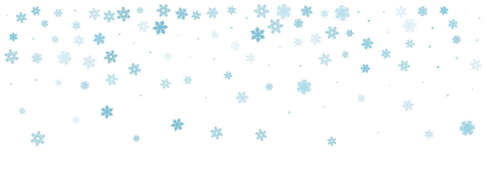 Snowflake Minimalistic Pattern Background. Abstract simple snow falling confetti texture. holiday frosty ornament. vector