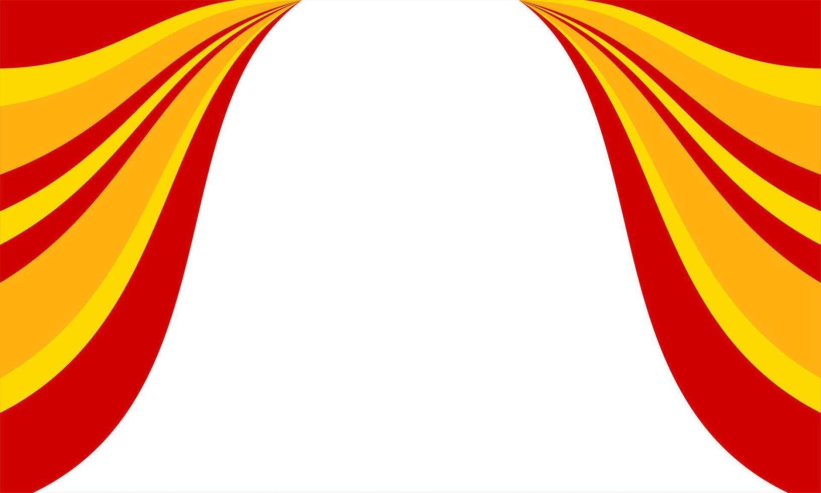 wave red abstract background vector