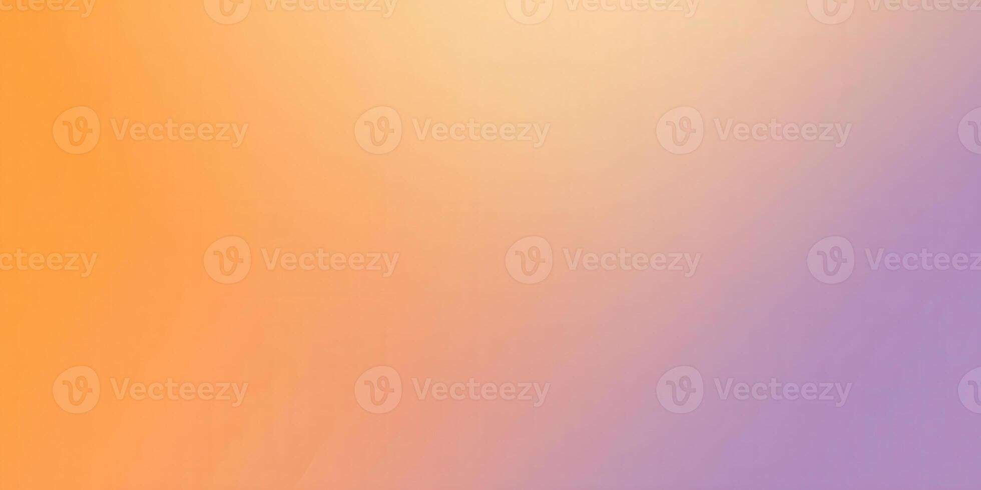 A stunning gradient of orange and purple creating a soft and appealing background. photo
