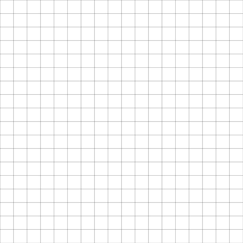 Square Grid Pattern Clean Geometric Lines, Math Paper, Graph Sheet, Geometry Design for Technical and Creative Use vector