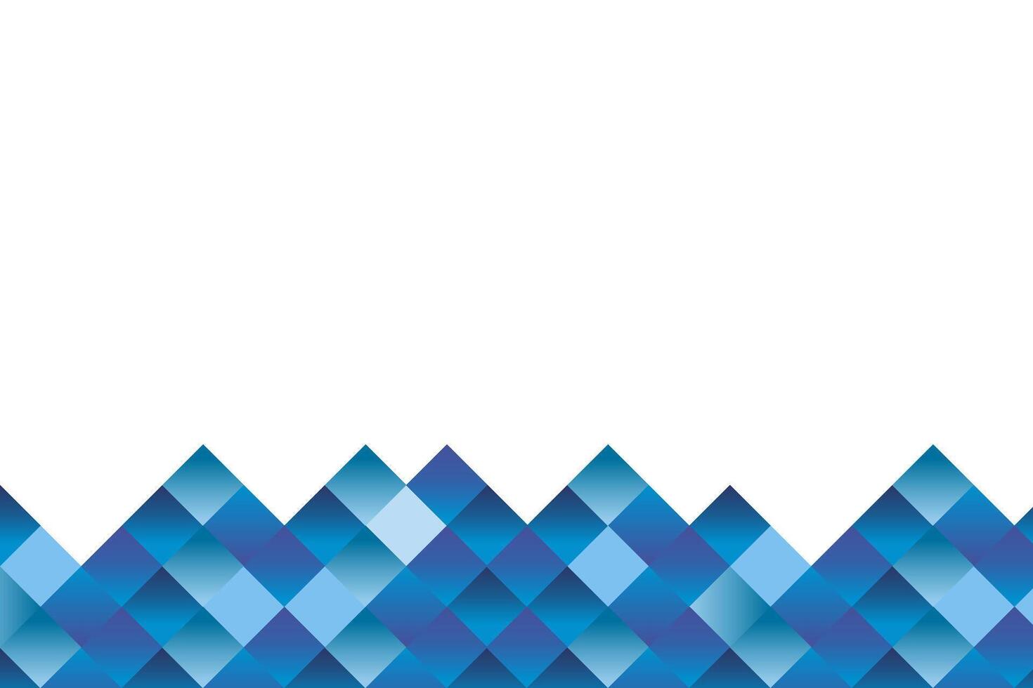 Blue geometric abstract background with mosaic pattern vector