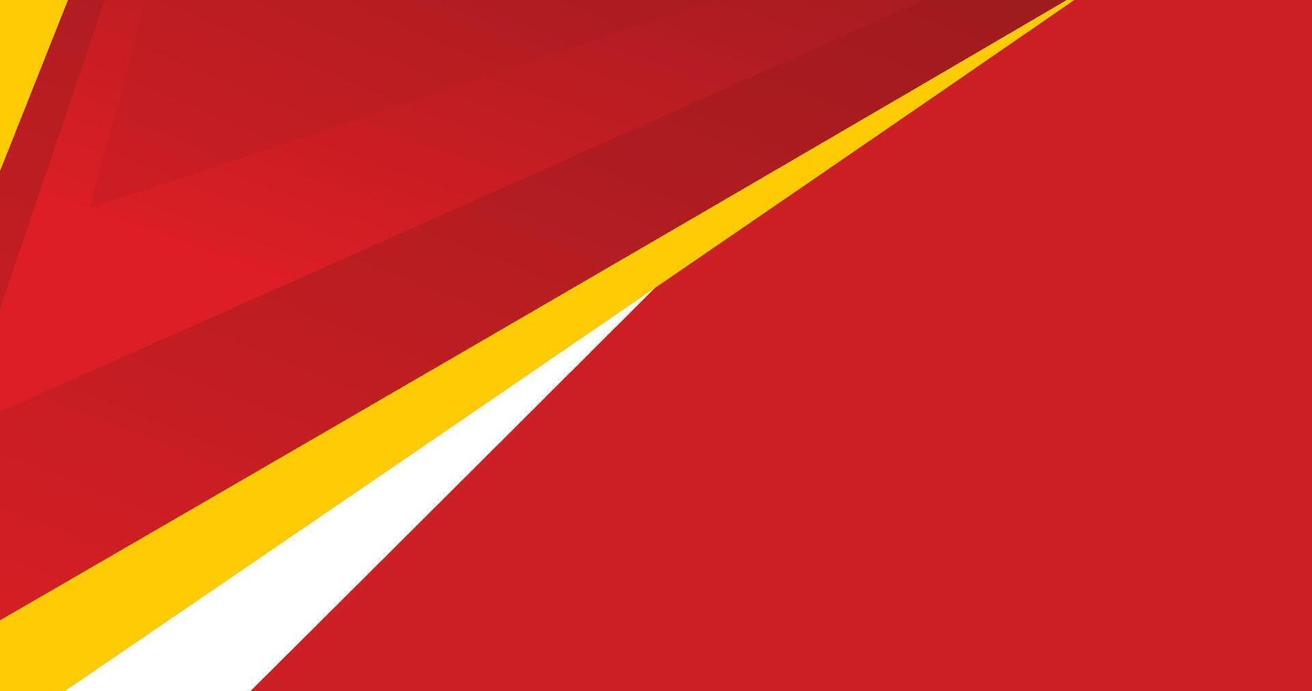 Abstract Geometric Background with Red and Yellow Angular Shapes vector