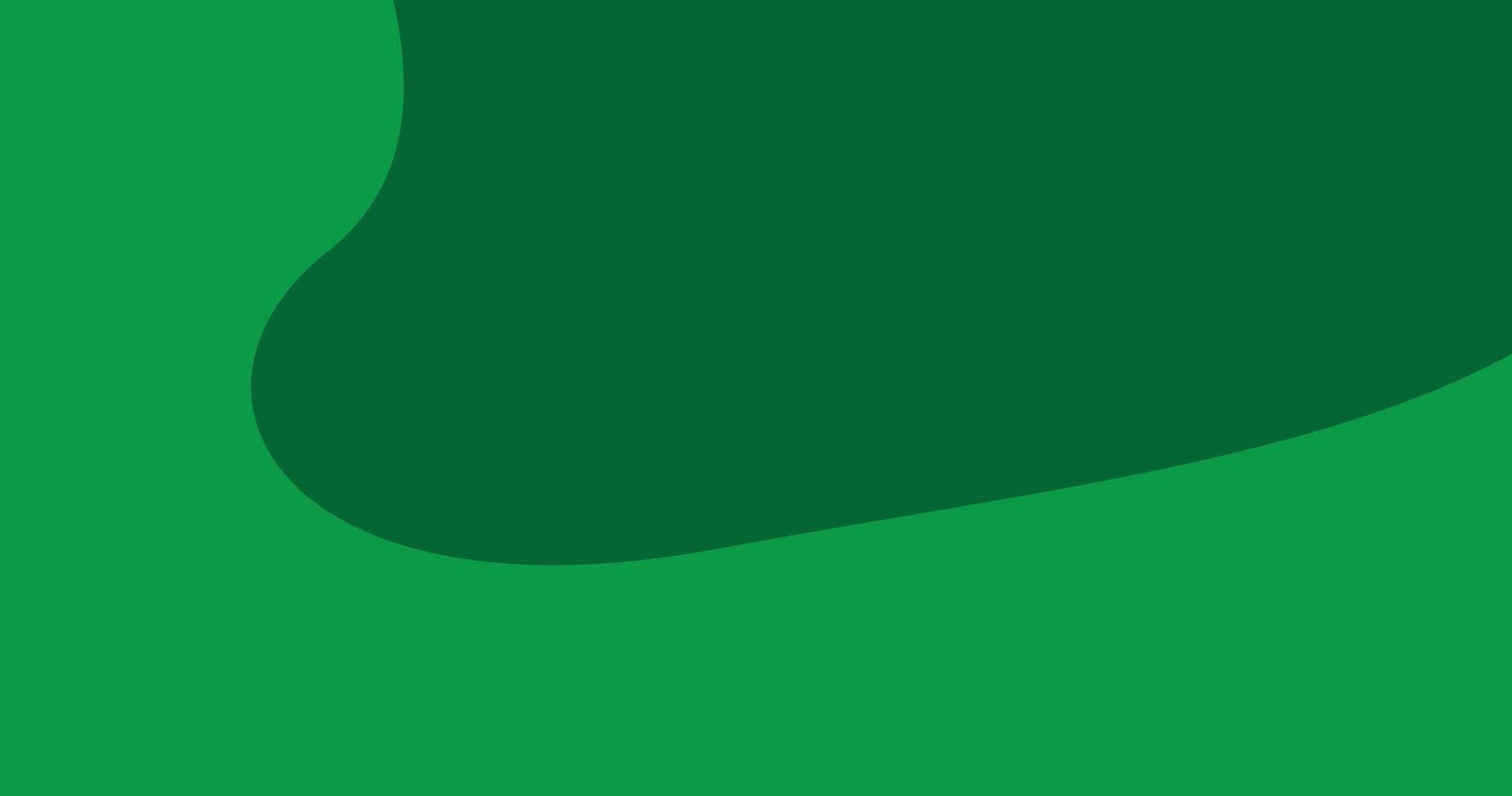 Abstract Green Background With Bold Modern Wavy Lines and Gradient vector