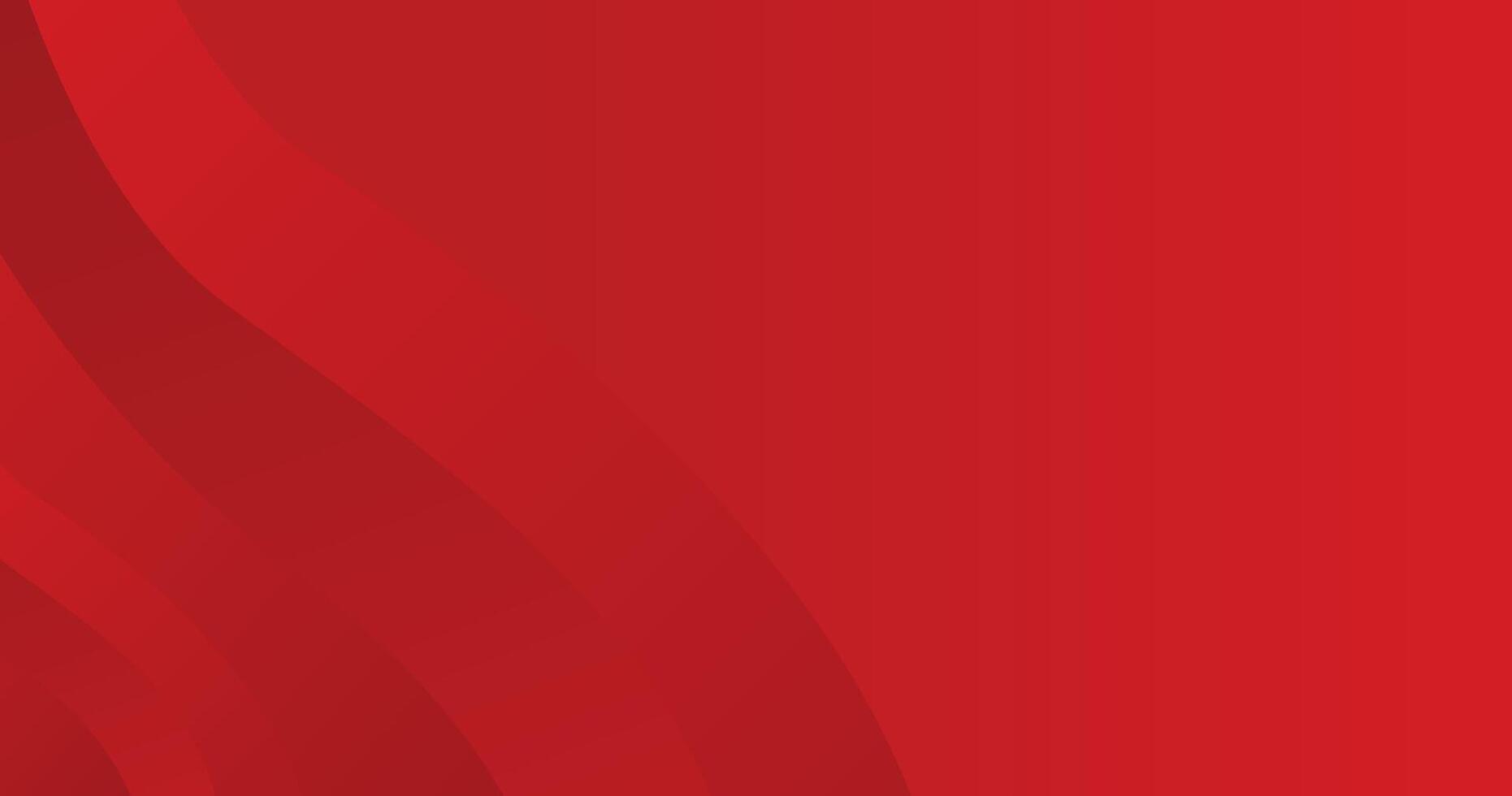 Dynamic red abstract background featuring curved wave vector