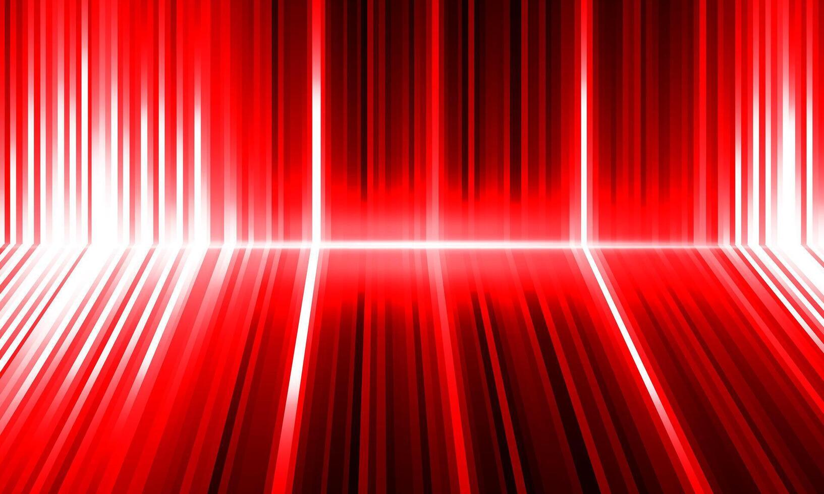 Abstract futuristic red light rays background. dynamic golden light rays. vector