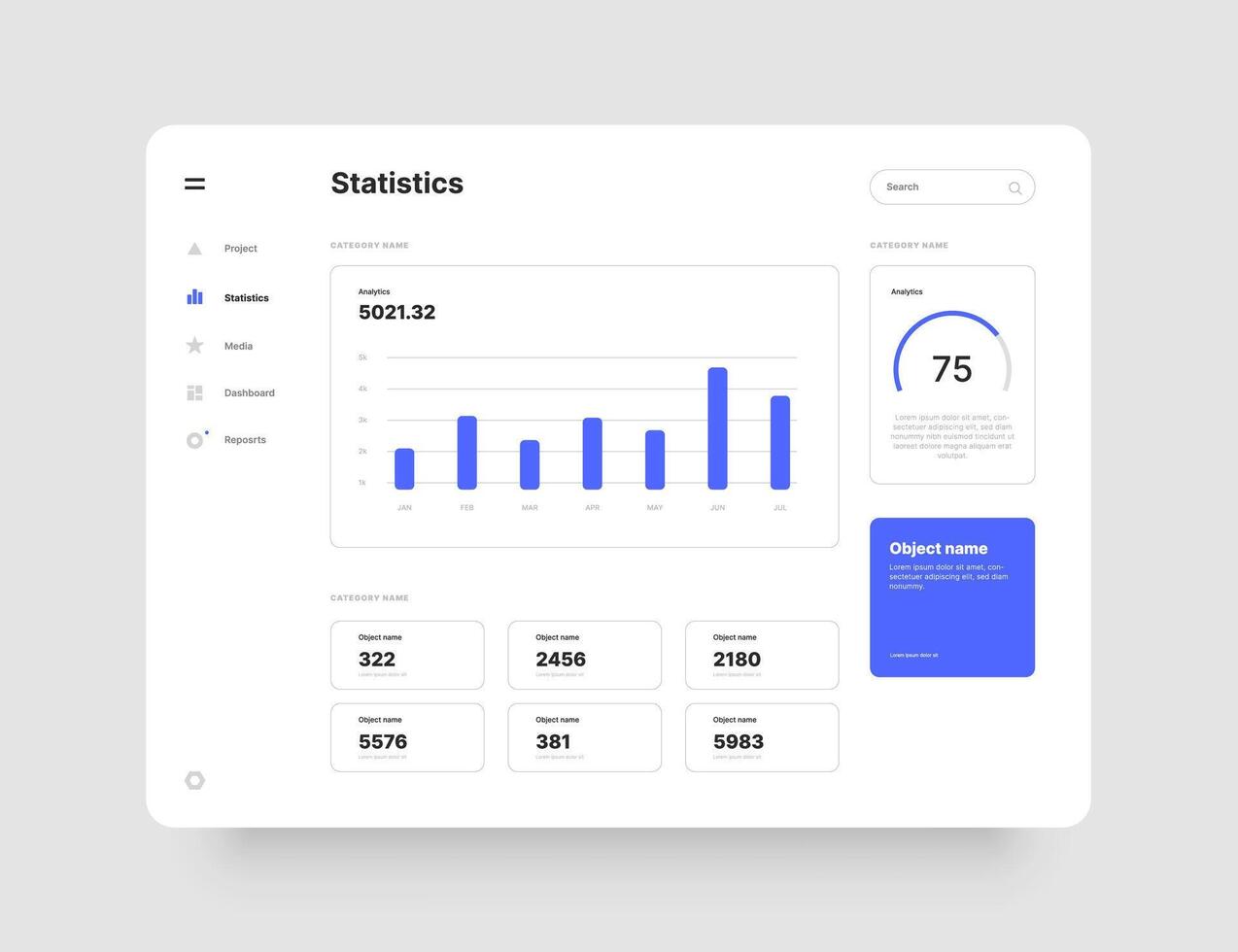 Dashboard UI and UX Kit design. Wireframes screens. Use for mobile app or website. vector