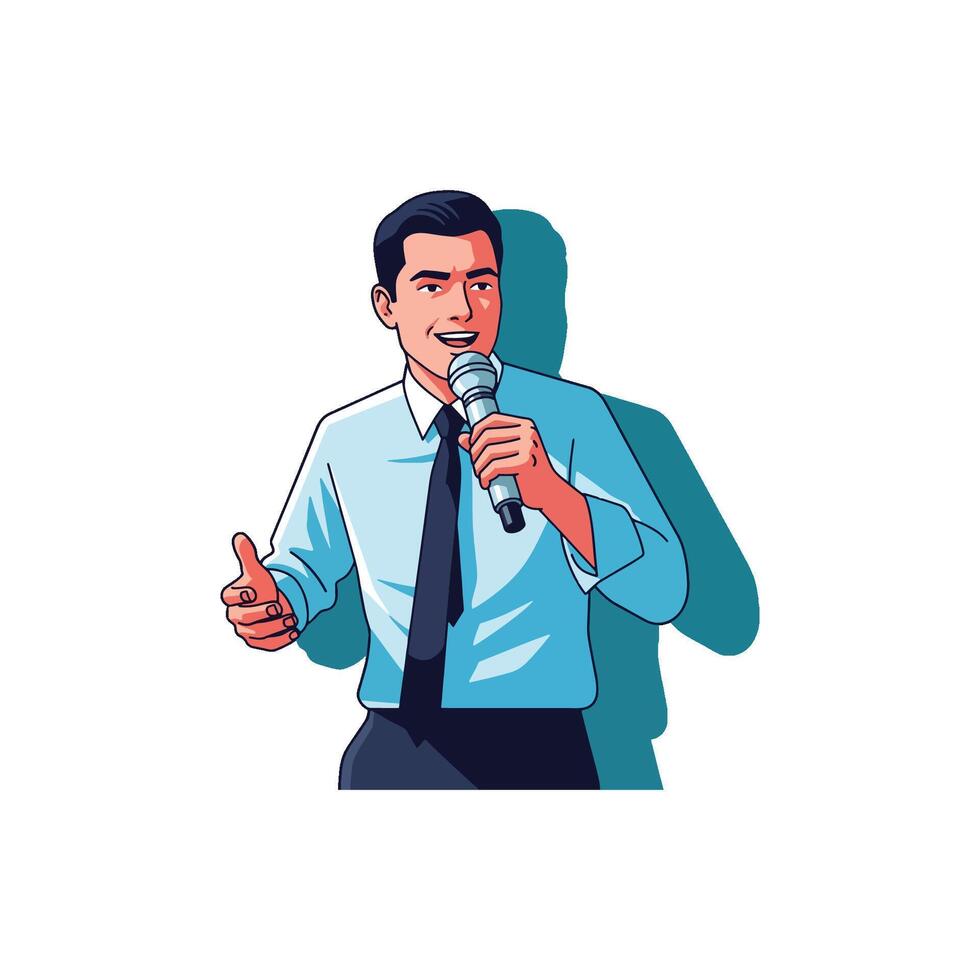 Mastering the Art of Business Communication A Guide to Effective Presentations vector