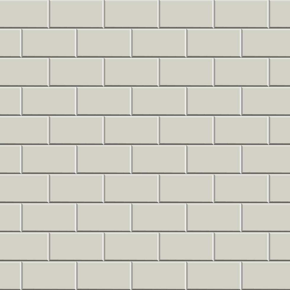 seamless pattern of a concrete-brick wall of a gray building. Background with brick wall texture. vector