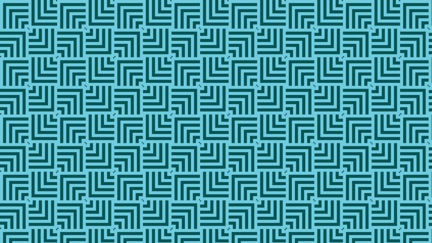 Abstract turquoise square background featuring bold geometric line patterns, perfect for modern design, digital projects, business graphics, technology, and creative artworks. vector