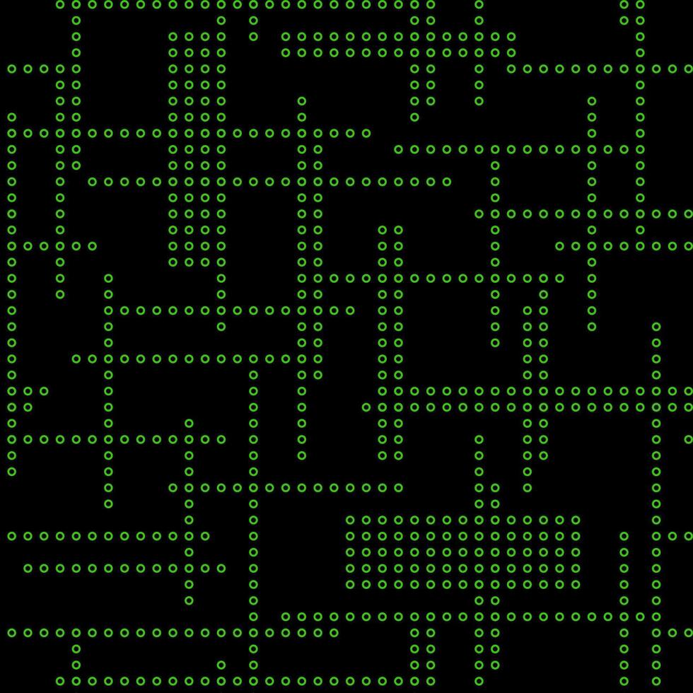 Abstract dotted seamless pattern for technology microcircuit background vector
