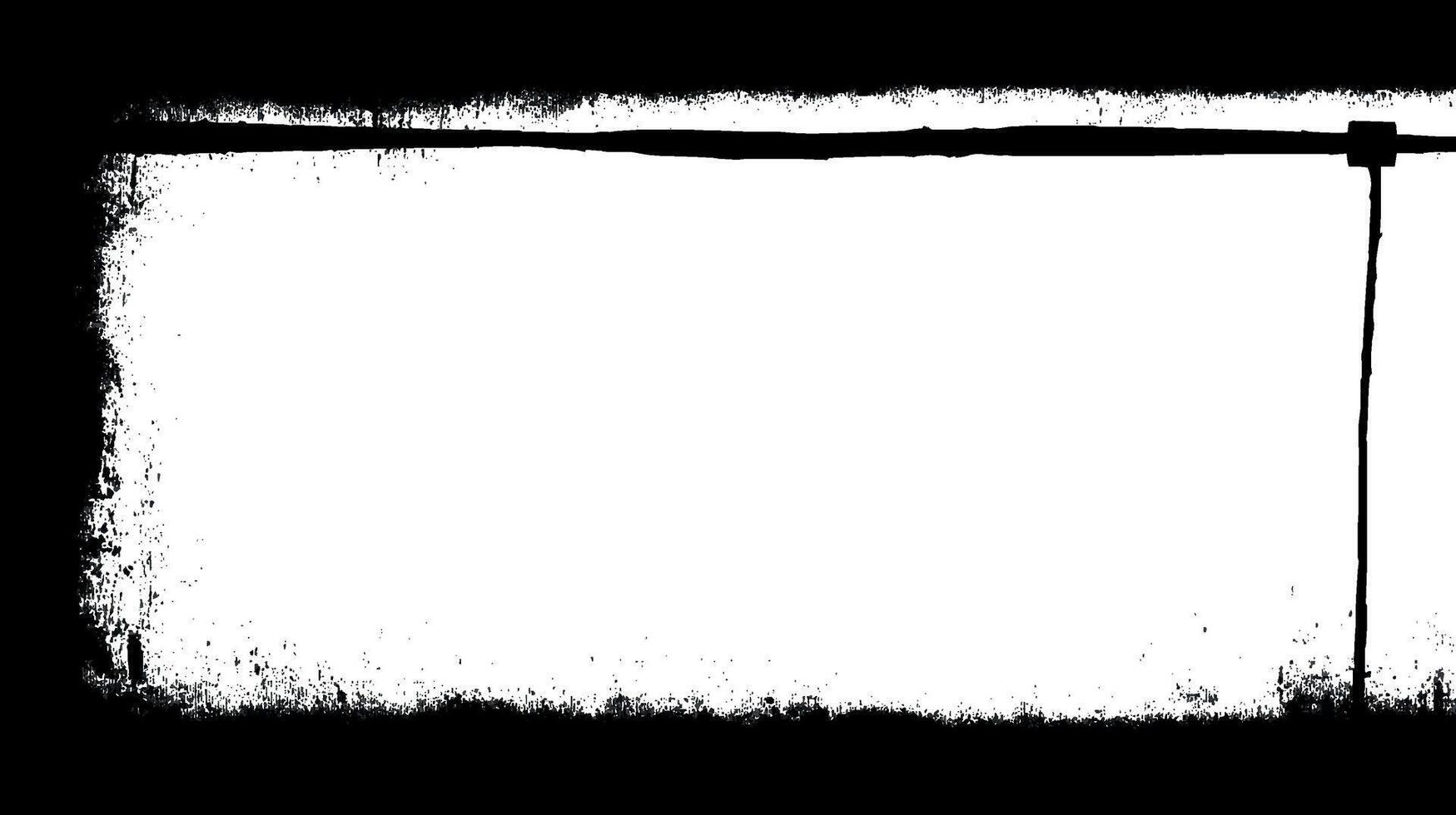 Grunge Border Frame Texture Background Design vector