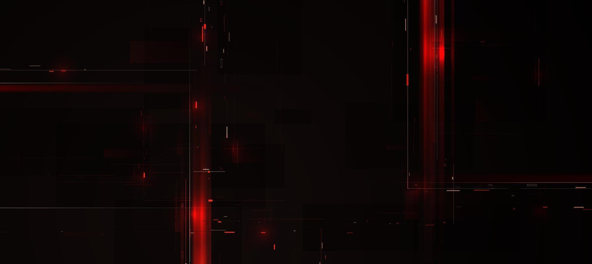 Cyber Security Glitch Background with Digital Data Flow vector