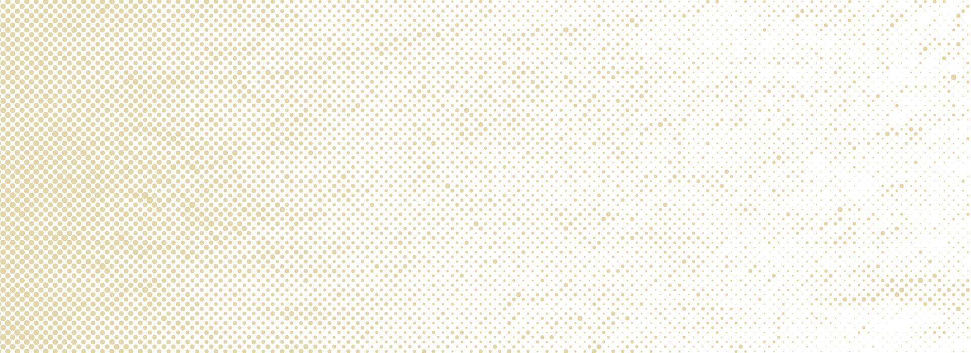 Weathered beige halftone background. Light cream pixelated paper texture. Retro craft taupe wallpaper. Grunge grainy gradient overlay. Dotted dirty canvas material backdrop. Halfton patern vector