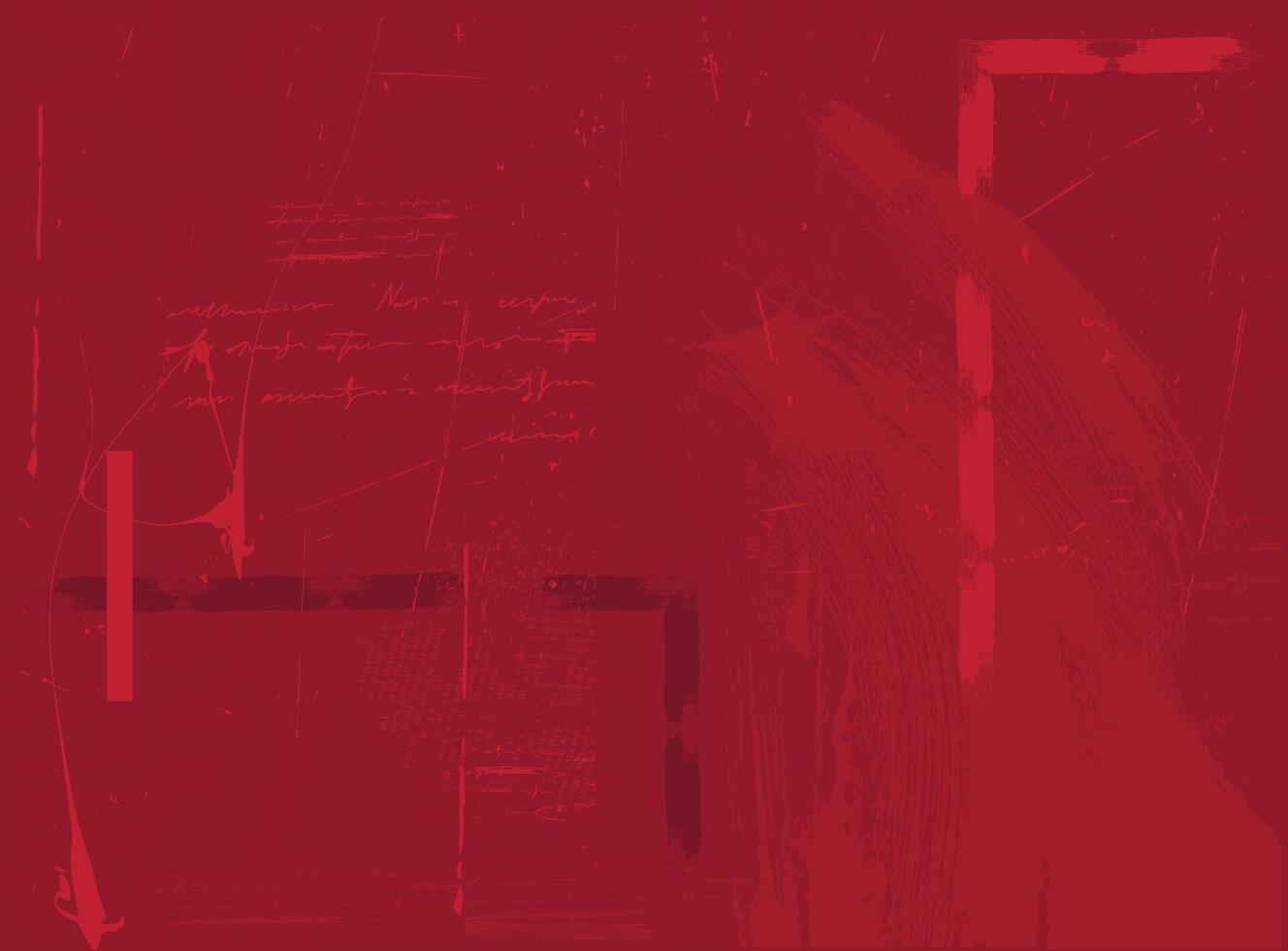 Abstract Grunge red. hand draw art grunge, grunge pattern, Abstract seamless. The texture is repetitive. Template for printing on fabric, paper, wrapper. A chaotic backdrop of graffiti vector