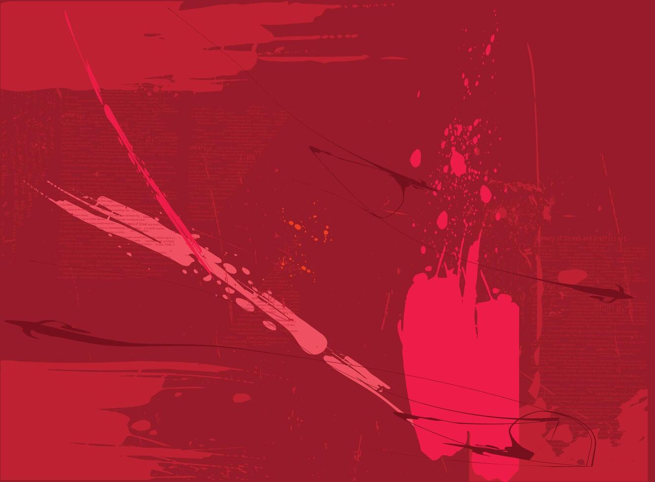 Abstract seamless background. hand draw art grunge, grunge pattern, Grunge red. The texture is repetitive. Template for printing on fabric, paper, wrapper. A chaotic backdrop of graffiti vector