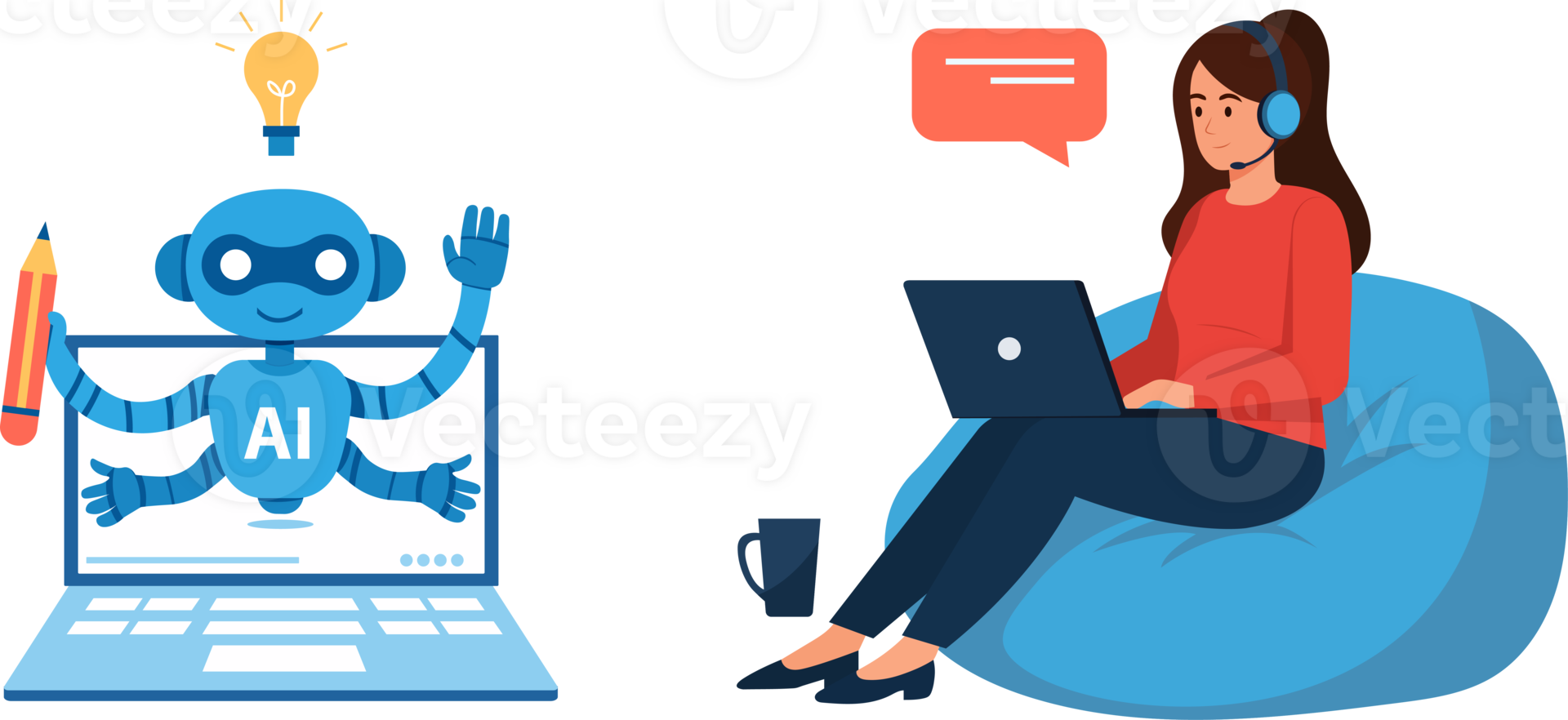 AI Powered Education Future of Digital Learning. Modern education with AI technology showing how digital tools transform teaching learning creativity and innovation for schools colleges. png