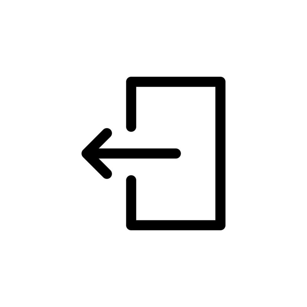 Close Icon Line Style for Website and App User Interface vector