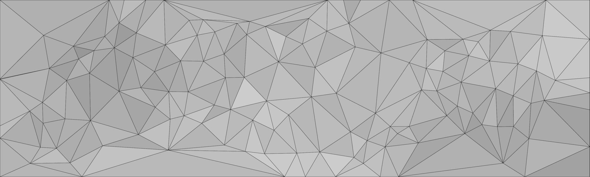 Abstract geometric background with gray polygonal lines forming a modern low poly design. vector