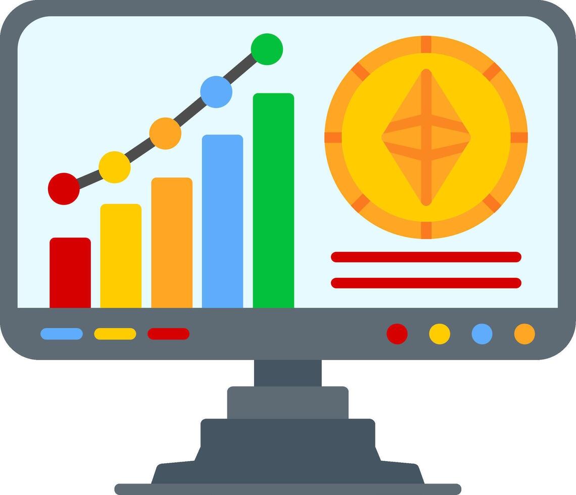 Ethereum Blockchain Platform vector