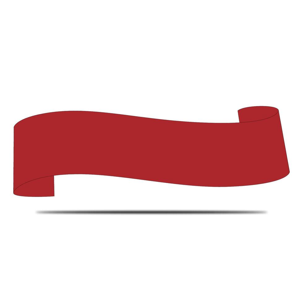 ribbon shape for text elements flag vector
