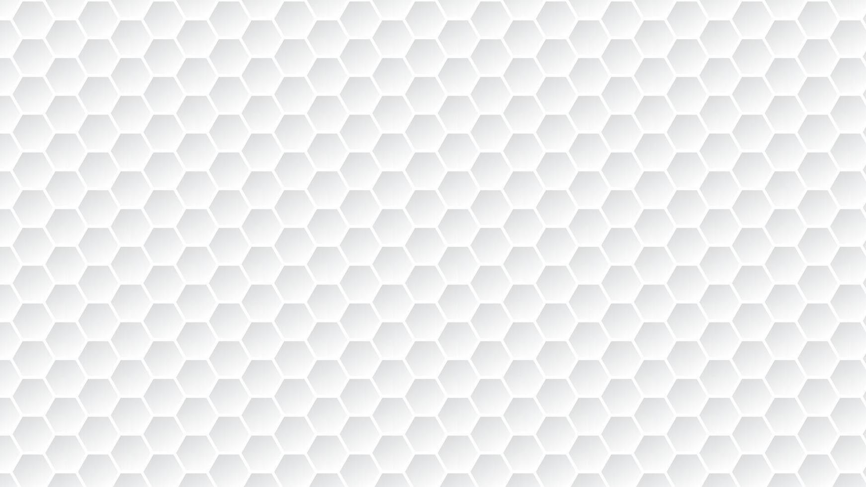 Minimal white hexagon background with honeycomb style pattern, perfect for web, print, wallpaper, branding, and modern graphic design projects vector