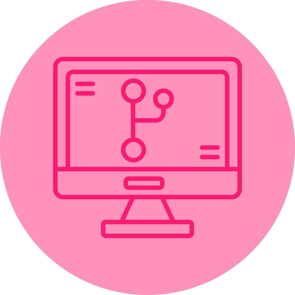 git versión controlar herramienta línea dos tono circulo vector