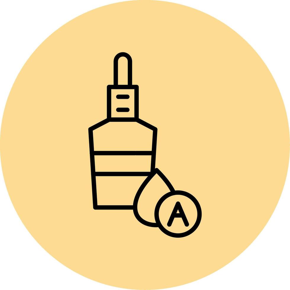 Smooth Finish Face Primer Line Two Tone Circle vector