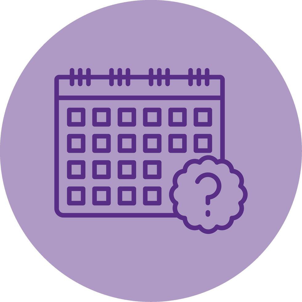 Project Execution Difficulties Report Line Two Tone Circle vector