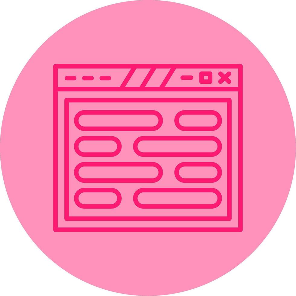 Custom Web Input Form Line Two Tone Circle vector