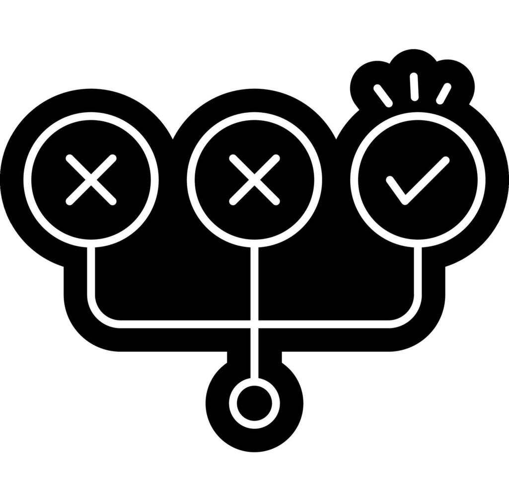 Mistake and Learn Icon vector