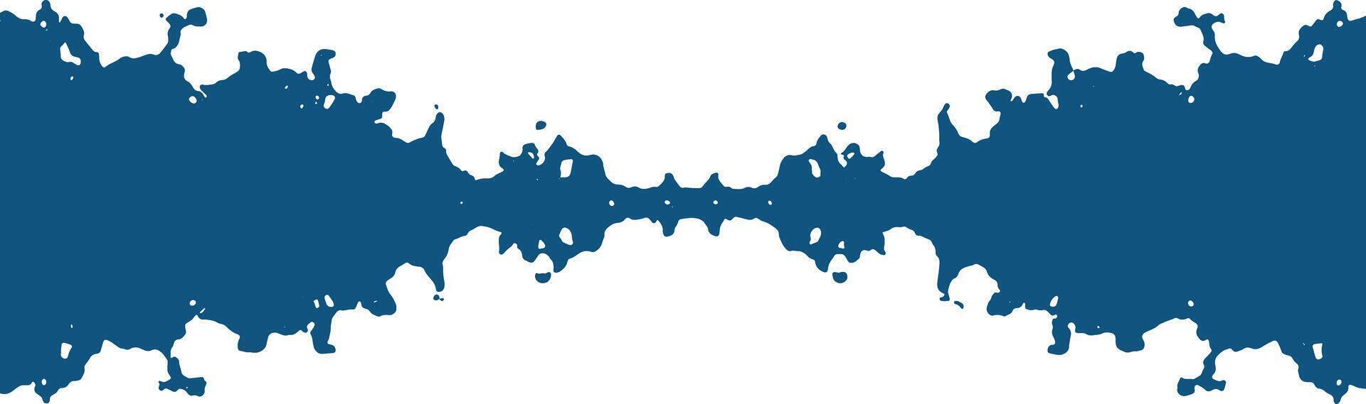 Abstract Blue Ink Splatter Pattern Background vector