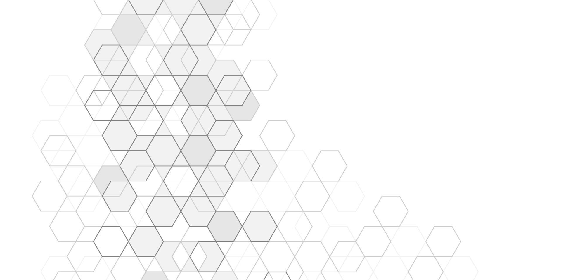 Abstract geometric technological background. Linear drawing. vector