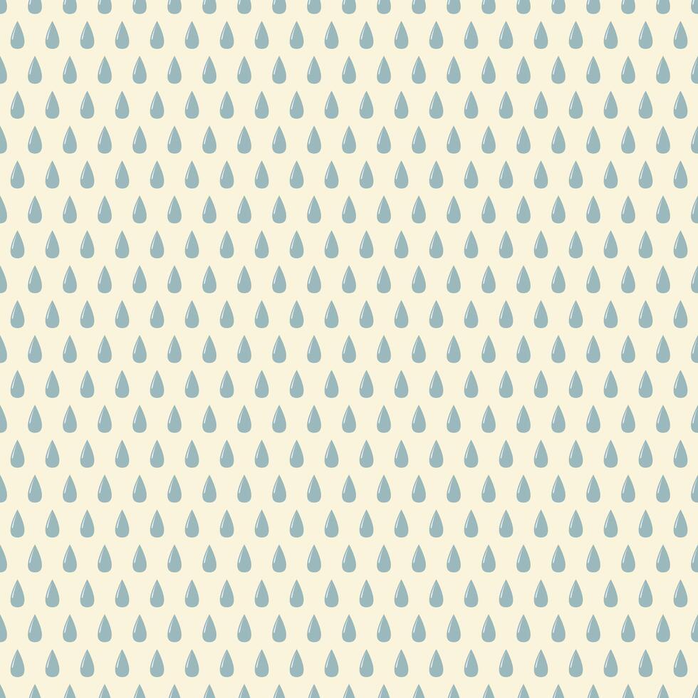 Seamless pattern with rain drops. Can be used to fabric design, wallpaper, decorative paper, web design, etc. Swatches of seamless patterns included in the file. vector