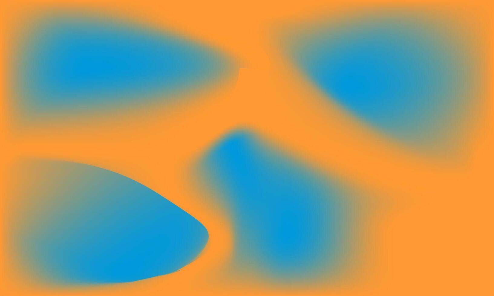 Orange and Blue Abstract Blurred Gradient Background Modern Vibrant Texture, Colorful abstract background featuring smooth orange and blue gradient blur. vector