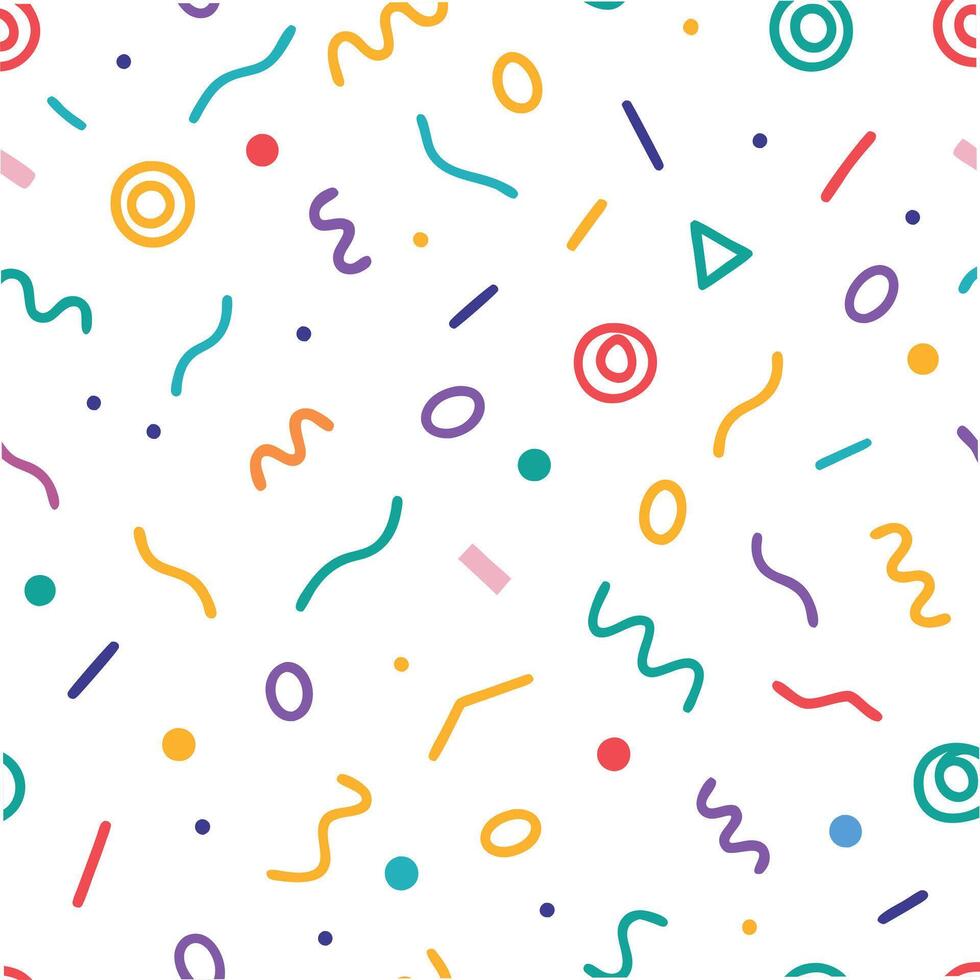 a colorful pattern with shapes and lines background ,. vector