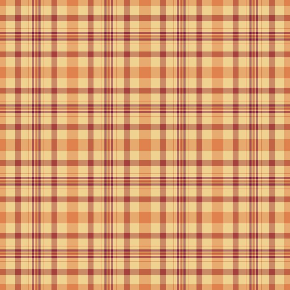Warm and inviting plaid pattern. Perfect for backgrounds, textiles, or design projects. Creates a cozy, classic, and versatile aesthetic. vector