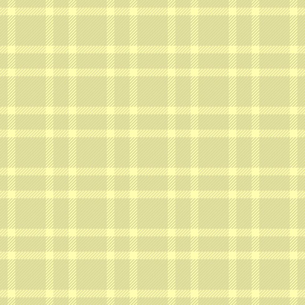 Satin seamless check, various background plaid texture. Line fabric tartan pattern textile in yellow and light colors. vector
